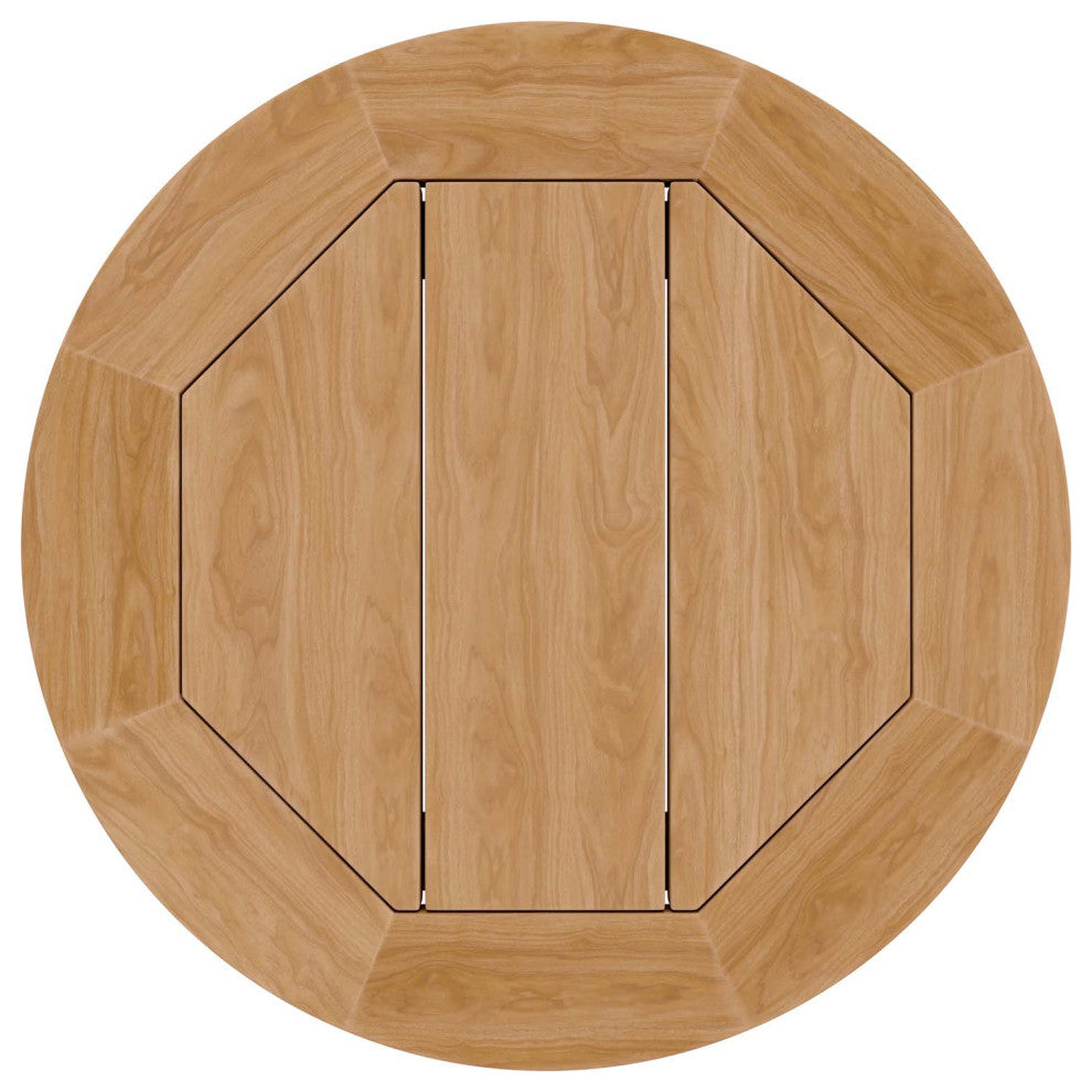 Brisbane Teak Wood Outdoor Patio Side Table