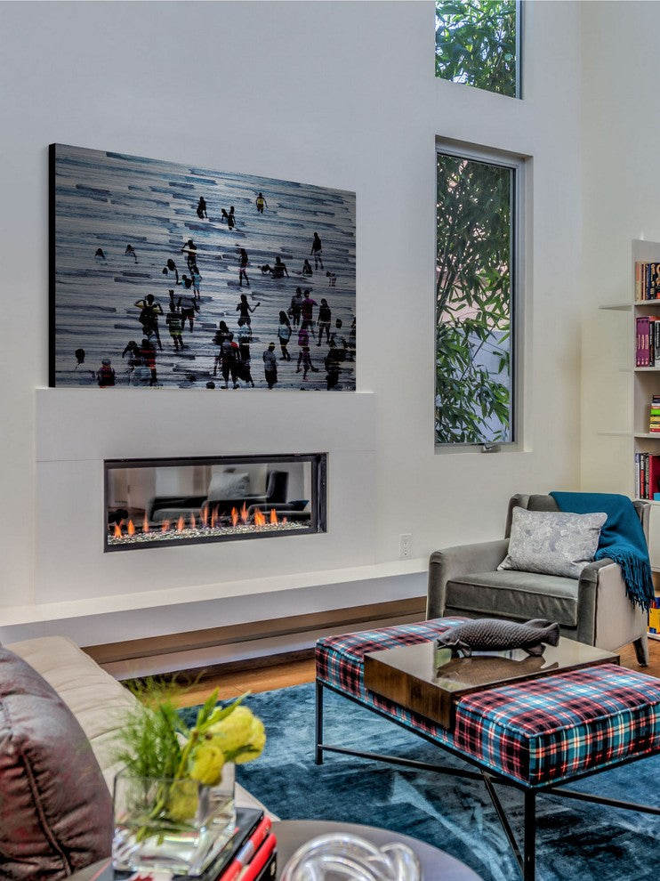 "Frescos" Print on Brushed Aluminum, 60"x40"