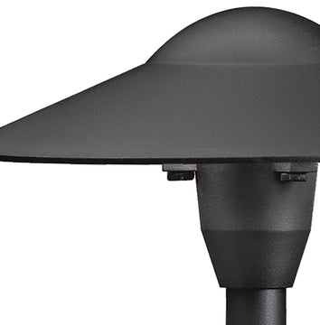 Textured Black Path and Spread 1-Light 12V