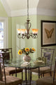 Quoizel DH5005PN Five Light Chandelier Duchess Palladian Bronze