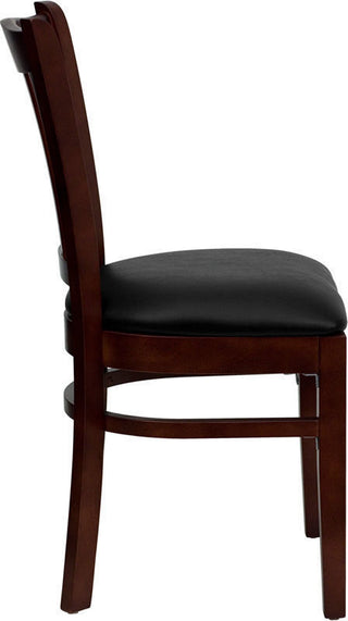 Wood Restaurant Chair, Black