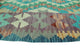 Sun Faded Kilim Aidana Blue/Green Rug, 3'11x5'8