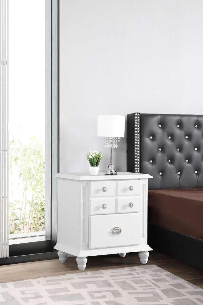 Carson Nightstand, White