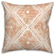 Orange Ikat 18 x 18 Spun Poly Pillow