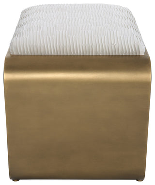 Uttermost Hoop Small Gold bench