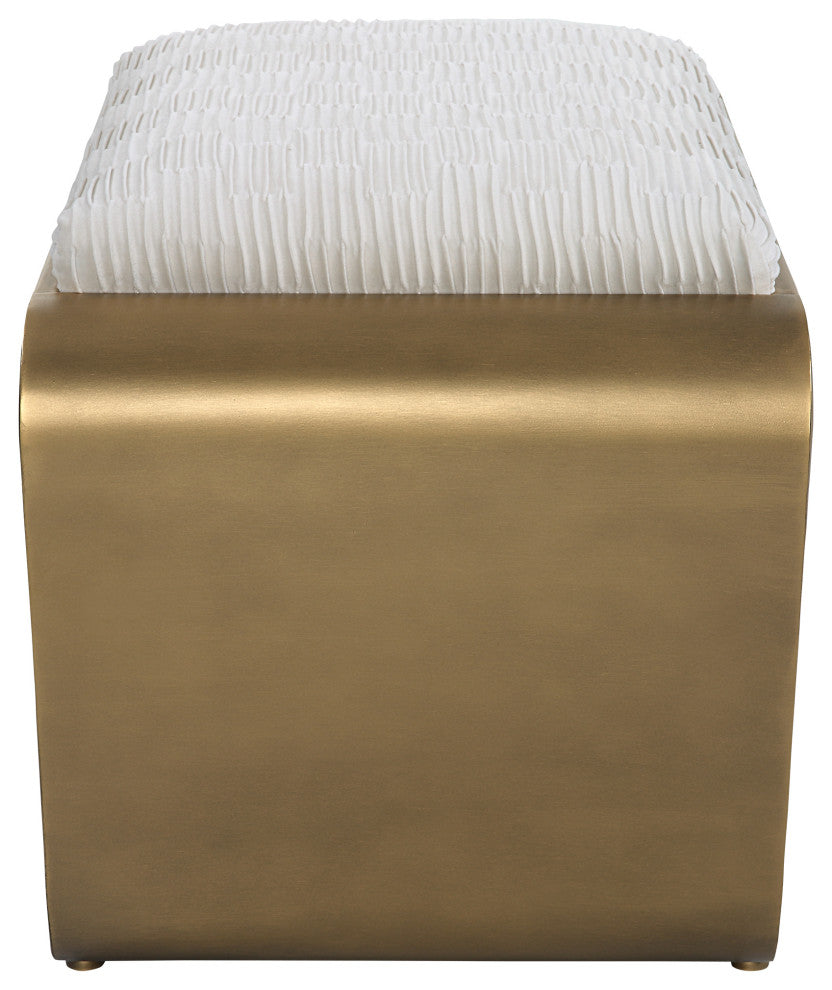 Uttermost Hoop Small Gold bench