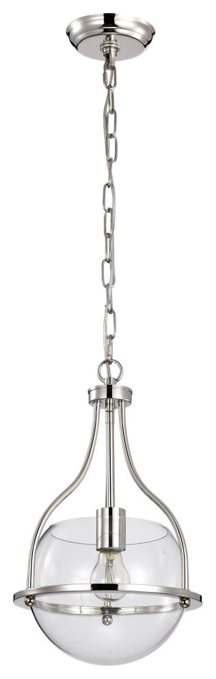 Amado 1 Light Pendant, 10"