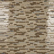 Tessera Piano Glass and Stone Mosaic Wall Tile, Brixton, Brixton