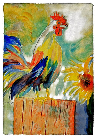 Betsy's Rooster Kitchen Towel - Two Sets of Two (4 Total)