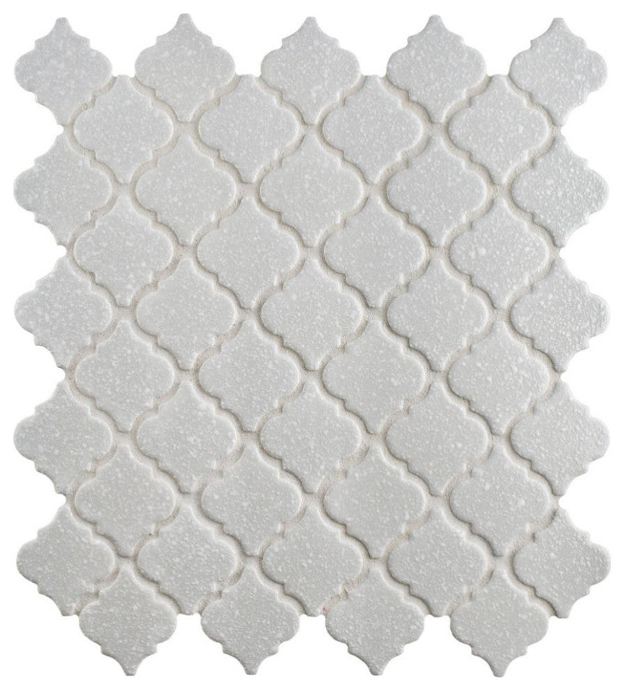 Hudson Tangier Mosaic Floor and Wall Tile, Crystalline Grey