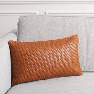 Safavieh Kelci Pillow, Camel, 1'x1'8"
