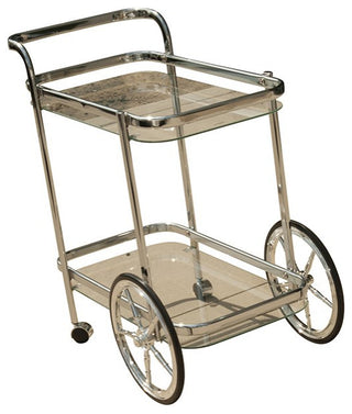 Modern Rolling Bar Cart Serving Trolley