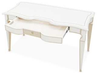 La Marisia Vanity Desk, Creamy Pearl