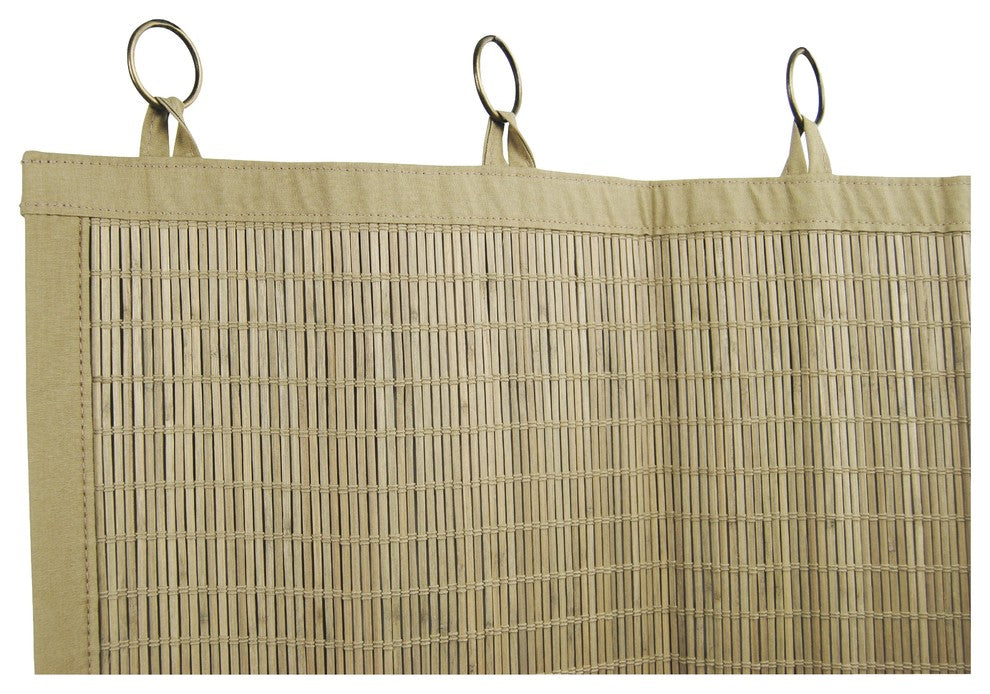 Versailles Bamboo Wood Ring Top Tier Set, 24"x36" Driftwood