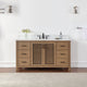 Hadiya Brown Pine Bathroom Vanity Set, 60s", Without Mirror