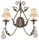 21 Wide French Elegance 2 Light Wall Sconce
