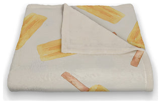 Orange Popsicle Pattern 50"x60" Coral Fleece Blanket