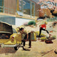 "Rock Garden" Painting Print on Canvas by George Hughes