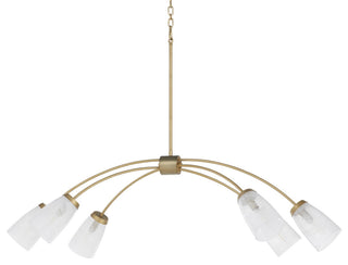 Quorum International 6877-6 Wallinger 6 Light 48 - Aged Brass