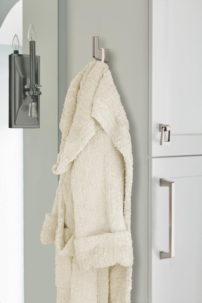 Blackrock Contemporary Single Robe Hook, Brushed Nickel