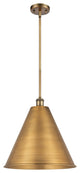 Ballston Cone Pendant, Brushed Brass, LED