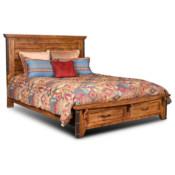 Sunset Trading Rustic City 5 Piece King Bedroom Set