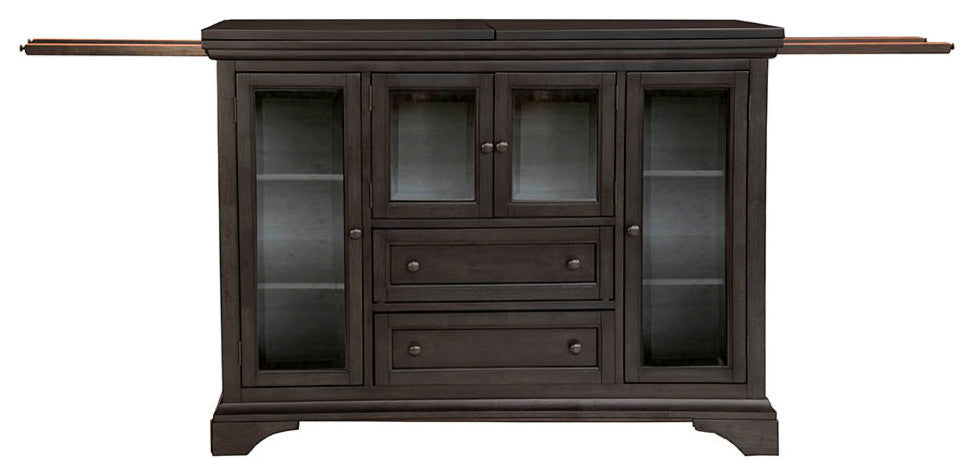 A-America Furniture Mariposa Server, Warm Gray MRPWG9010