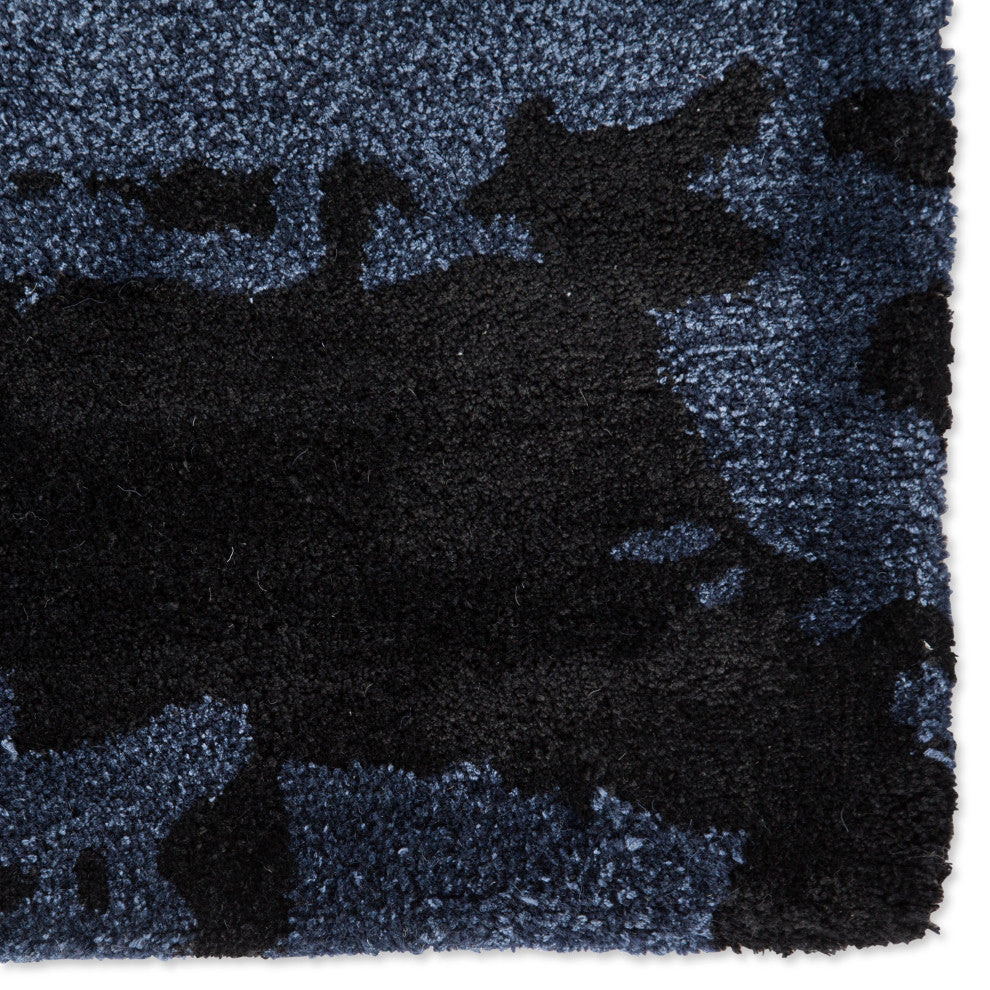Jaipur Living Benna Handmade Abstract Blue/ Gray Area Rug 6'X9'