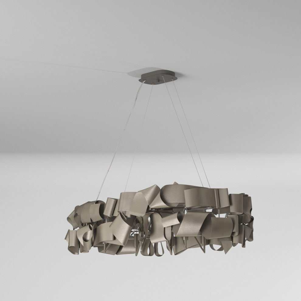 Fredrick Ramond Delfina Large Six Light Linear, Metallic Matte Bronze