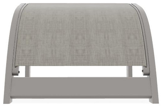 Adirondack Sling Outdoor Ottoman, Smoke/Warm Gray