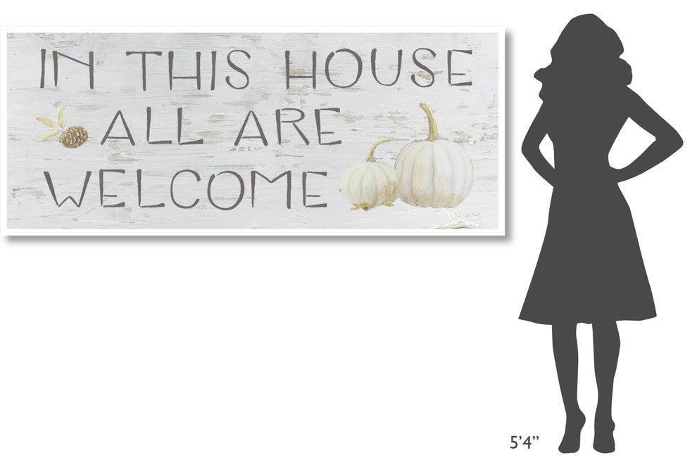 "Beautiful Bounty Sign I" Digital Paper Print by James Wiens, 77"x32"