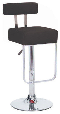 Set of 4 Modern Home Blok Contemporary Adjustable Height Bar/Counter Stool - Ch