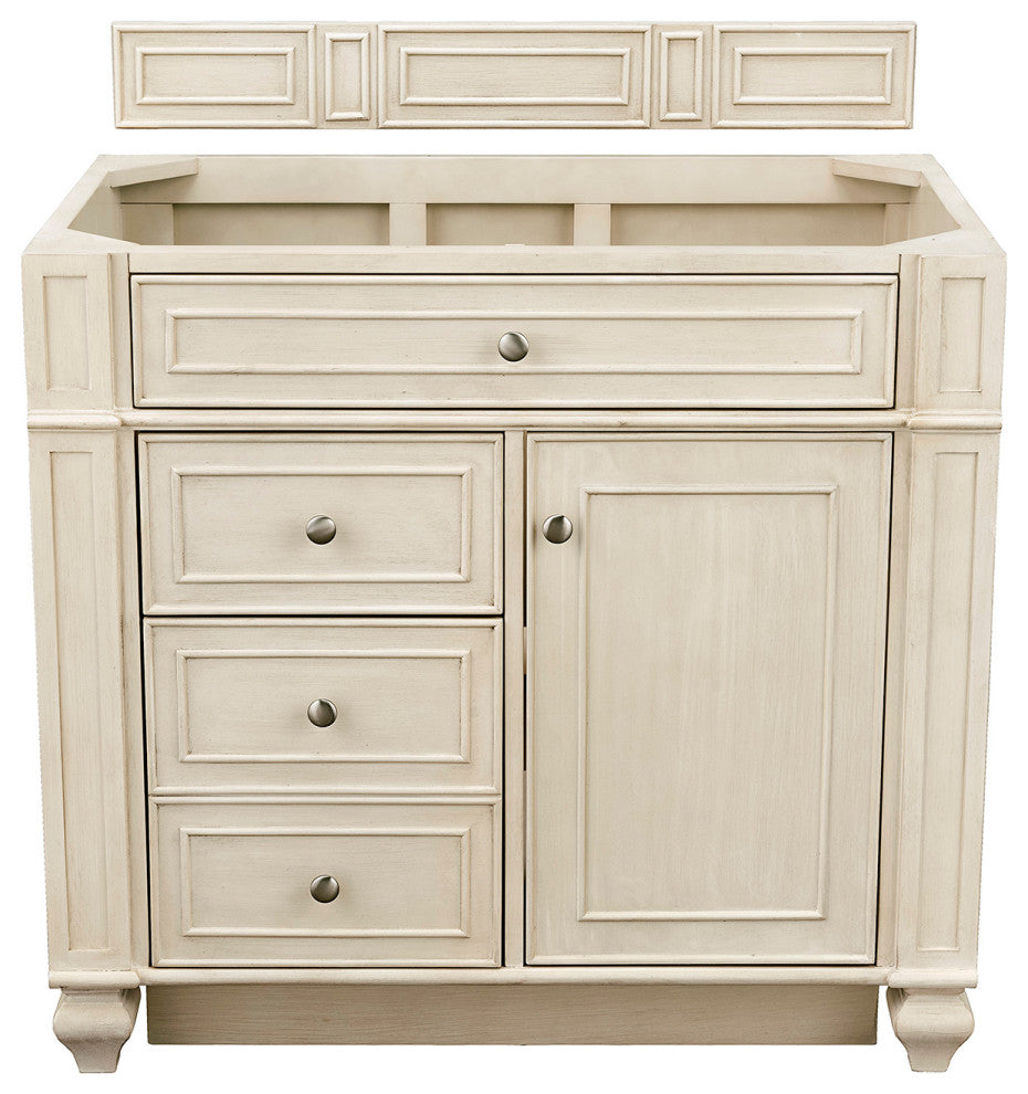 Bristol 36" Vanity, Vintage Vanilla, Without Top