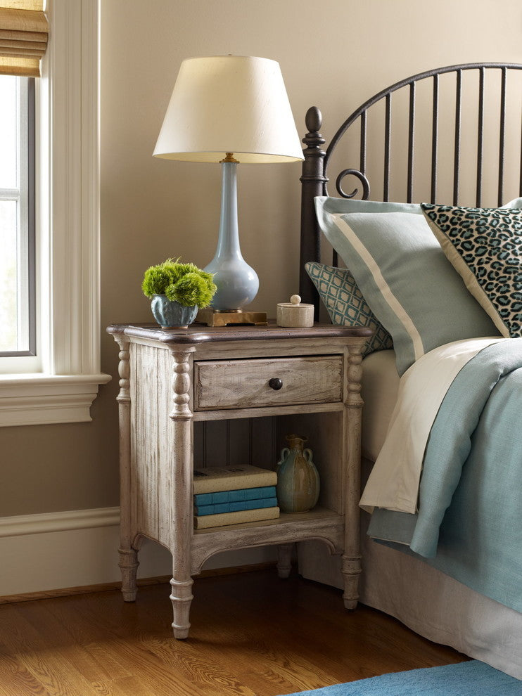 Kincaid Weatherford Open Nightstand, Cornsilk