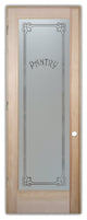 Pantry Door - Enna Harrington - Douglas Fir (stain grade) - 24" x 80" - Knob...