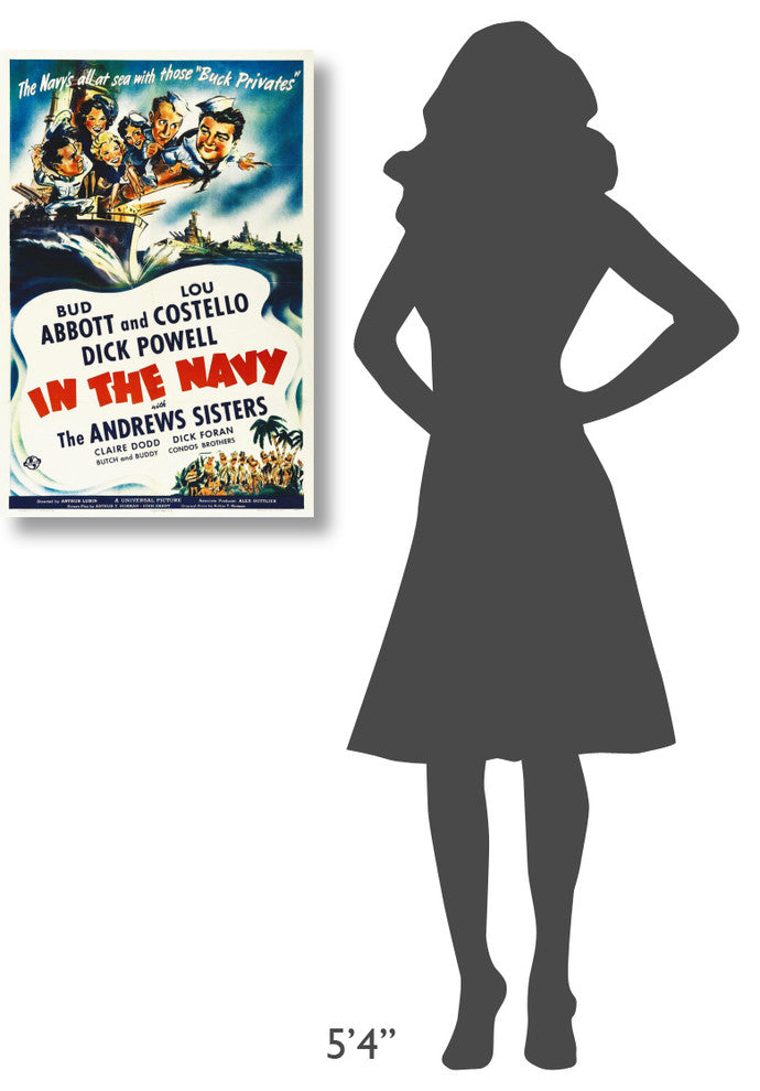 "Abbott & Costello - In The Navy" Canvas by Hollywood Photo Archive, 20x30"