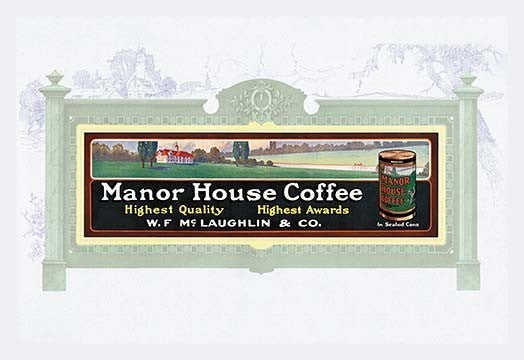 Manor House Coffee - Gallery Wrapped Canvas Art 28" x 42"