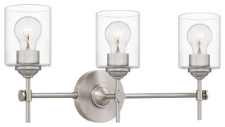 Quoizel ARI8622 Aria 3 Light 23"W Vanity Light - Weathered Brass