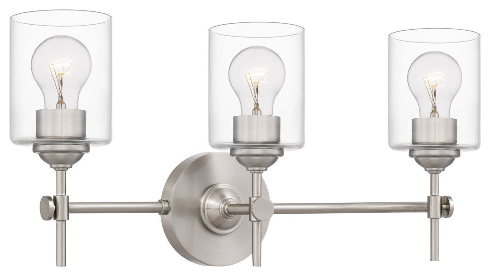 Quoizel ARI8622 Aria 3 Light 23"W Vanity Light - Weathered Brass