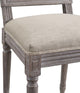 Court Dining Side Chairs Upholstered Fabric, Set of 2, Beige