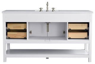 Arlo 60" Bathroom Vanity, White