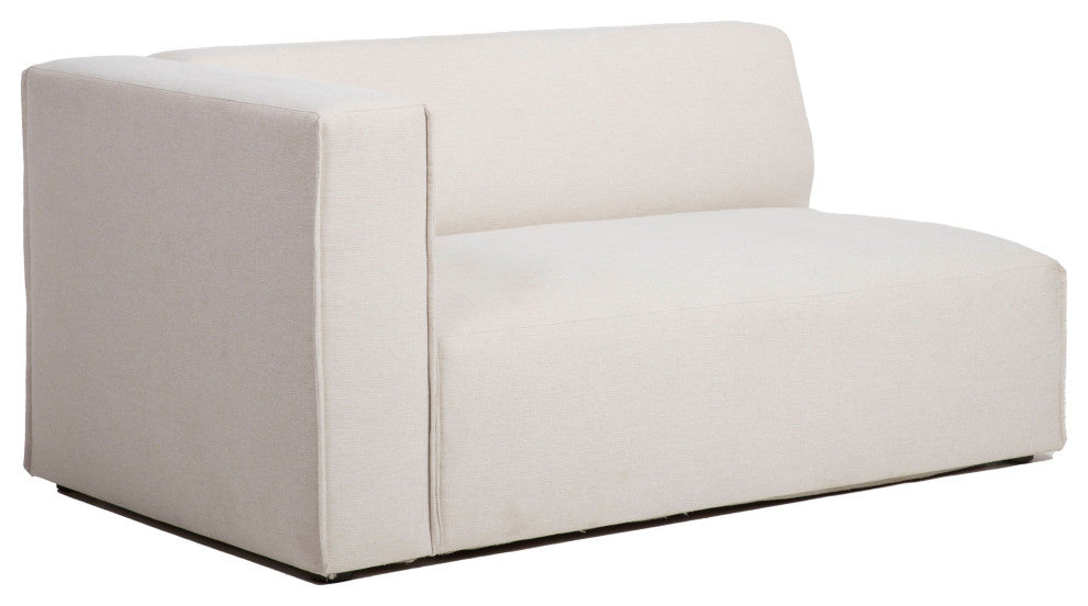 Premium 66" Upholstered Sectional Sofa, Beige