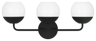 Alvin 3-Light Bath Vanity, Midnight Black