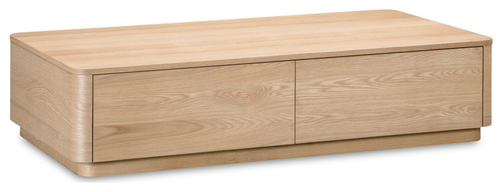 Round Off Natural Oak Coffee Table