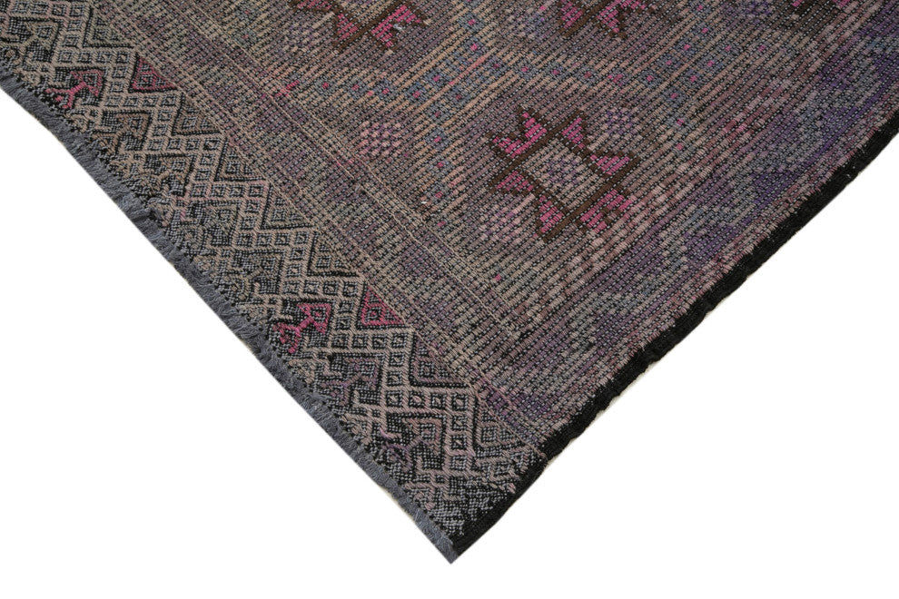 Rug N Carpet - Handmade Oriental 6' 3'' x 10' 1'' Tribal Wool Kilim Rug