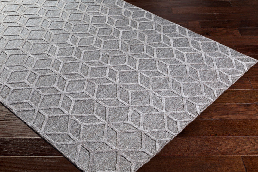 Arete Geometric Camel Area Rug, 6'x9'
