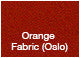 Rebecca Swivel Chair, Stainless Steel Base, Orange Fabric, Oalo