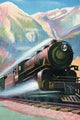 Steaming Full Speed Ahead - Fine Art Giclee Print 24" x 36"