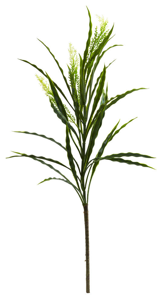 Full, unobstructed view of the entire artificial plant on white background.