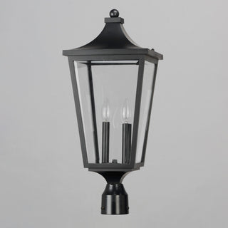 Maxim 40230CL Sutton Place Vivex 2 Light 24" Tall Post Light - Black